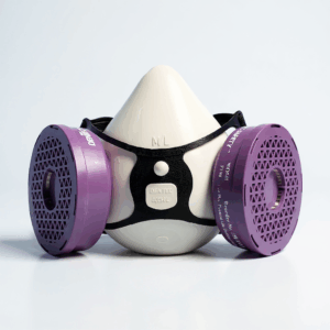 Comfort-Air®NxMD WHITE Elastomeric Rubber Half Mask W/O An Exhalation Valve - P100 Cartridges