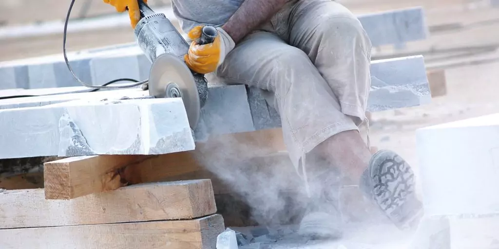 Respiratory protection against silica dust