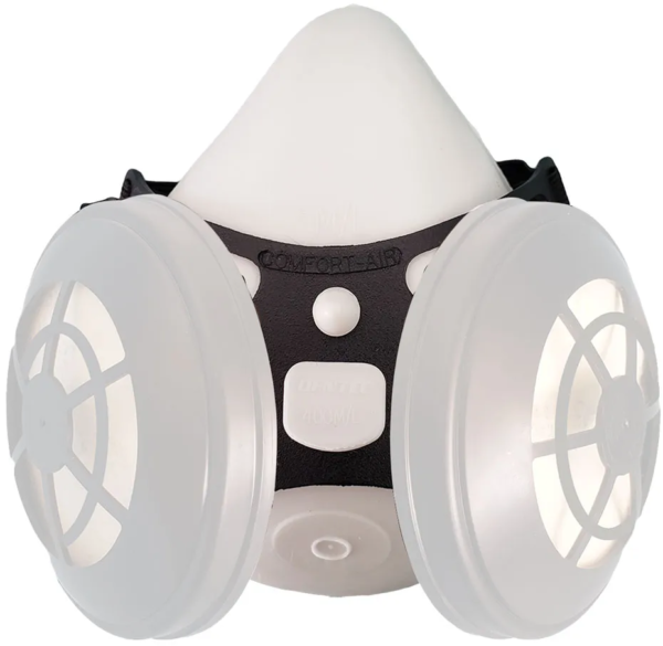 COMFORT-AIR®NxMD WHITE ELASTOMERIC RUBBER HALF MASK W/O EXHALATION VALVE WITH N95 FILTERS