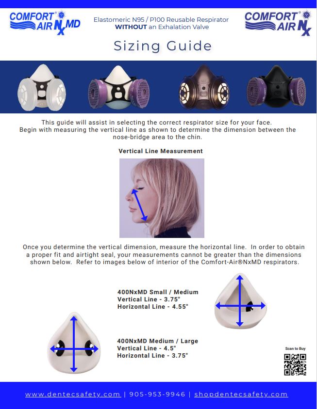 Comfort-Air®Nx Size Guide