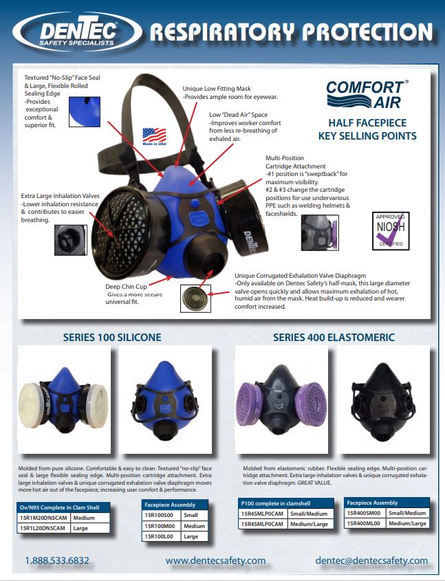 Dentec Respiratory Selection - Dentec Safety Specialists | Canada