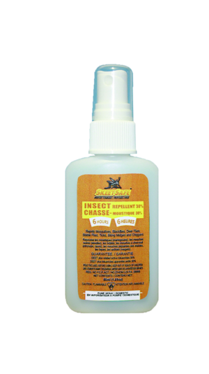 SkeetSafe insect repellent, liquid spray, 50ml, 30% deet.