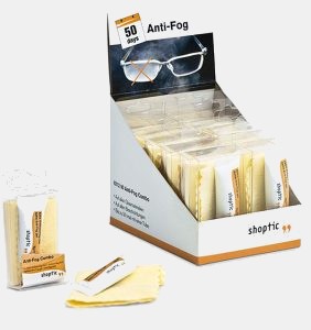 Anti-fog treatment for eyewear