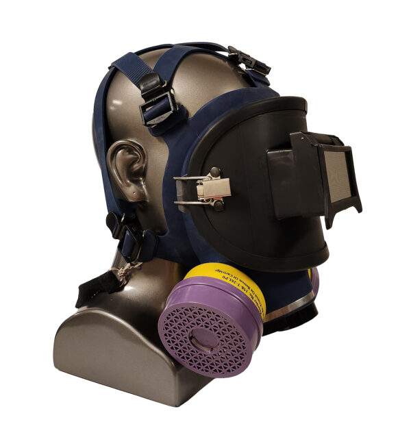 COMFORT-AIR® SERIES 130M FULL FACEPIECE ASSEMBLY - WITH OV/AG/P100 CARTRIDGES & WELDING SHIELD ADAPTER