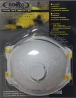 Comfort Ease N95 disposable respirator with exhale valve in blister pack