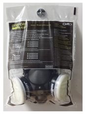 Comfort-Air Series 300 Reusable Respirator with OV/N95 filters in a display bag