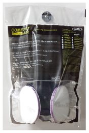 Comfort-Air Series 400 - Reusable Respirator with Diskit P100 filters in display bag.